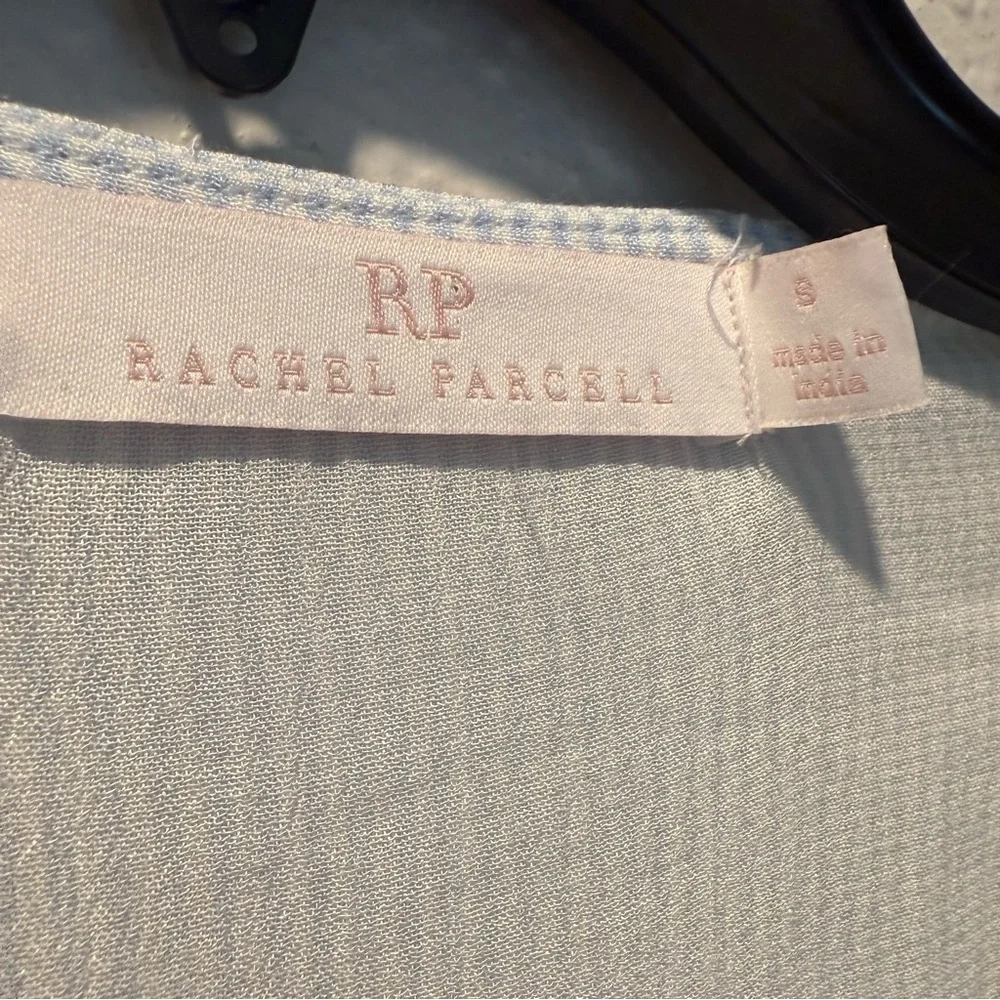 Rachel Parcell Light Blue Smocked Mini‎ Dress Flutter Sleeve S - Picture 3 of 7